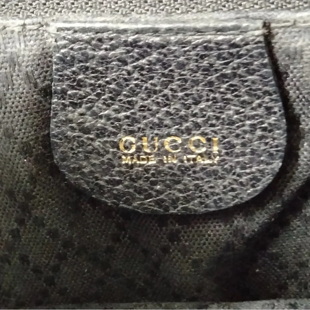 Vintage Gucci Mini Suede Bamboo Backpack Authenicated - Picture 7 of 9